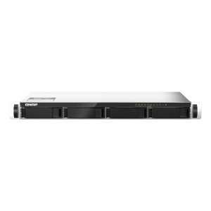 QNAP TS-435XEU NAS Rack (1U) Marvell CN9131 4 GB DDR4 0 TB QNAP QTS Preto, Cinzento