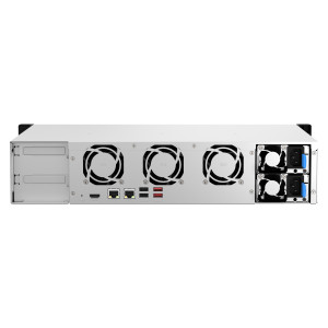 QNAP TS-864EU-RP-8G servidor NAS e de armazenamento Rack (2U) Intel® Celeron® N5095 8 GB DDR4 0 TB QNAP Turbo System Preto 2