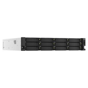 QNAP TS-H1887XU-RP NAS Rack (2U) Intel Xeon E E-2336 32 GB DDR4 0 TB QuTS hero Preto, Branco 2