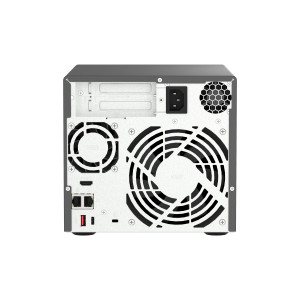 QNAP TVS-H474 NAS Tower Intel® Pentium® G7400 8 GB DDR4 0 TB QuTS hero Preto 2
