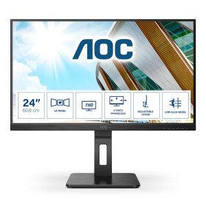 AOC P2 24P2QM LED display 60,5 cm (23.8") 1920 x 1080 pixels Full HD Preto 2