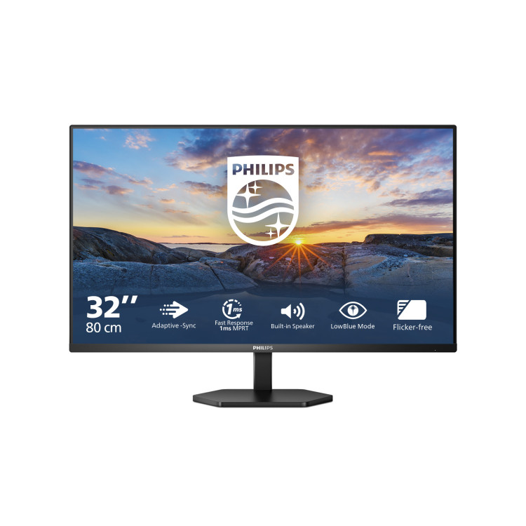 Philips 3000 series 32E1N3100LA 00 monitor de ecrã 80 cm (31.5") 1920 x 1080 pixels Full HD LCD Preto