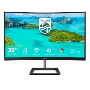 Philips E Line 325E1C 00 monitor de ecrã 80 cm (31.5") 2560 x 1440 pixels Quad HD LCD Preto 2