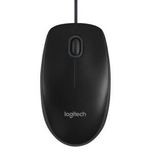 Logitech B100 rato Escritório Ambidestro USB Type-A Ótico 800 DPI 2