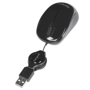 Targus AMU75EU rato Viagem Ambidestro USB Type-A Blue Trace 1000 DPI 2