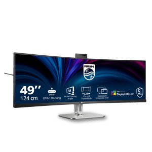 Philips 5000 series 49B2U5900CH 00 LED display 124 cm (48.8") 5120 x 1440 pixels Dual QHD LCD Preto 2