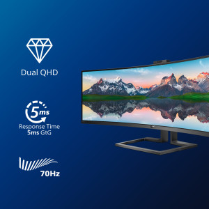 Philips P Line Ecrã LCD curvo SuperWide 32 9 499P9H 00 2