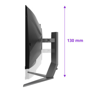 AOC AGON PRO AG346UCD monitor de ecrã 86,4 cm (34") 3440 x 1440 pixels Wide Quad HD QD-OLED Preto, Cinzento