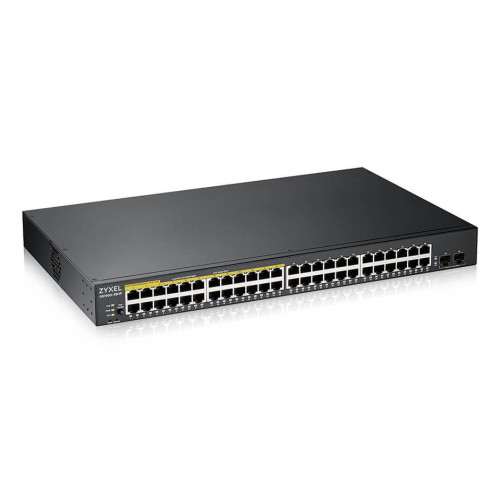 Zyxel GS1900-48HPv2 Gerido L2 Gigabit Ethernet (10 100 1000) Power over Ethernet (PoE) Preto Zyxel GS1900-48HPv2 Gerido L2 Gigabit Ethernet (10 100 1000) Power over Ethernet (PoE) Preto