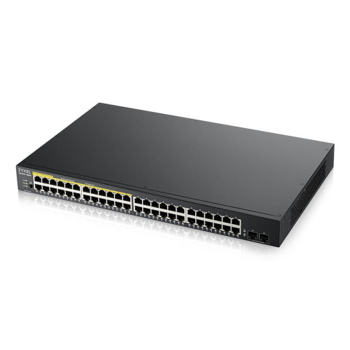 Zyxel GS1900-48HPv2 Gerido L2 Gigabit Ethernet (10 100 1000) Power over Ethernet (PoE) Preto Zyxel GS1900-48HPv2 Gerido L2 Gigabit Ethernet (10 100 1000) Power over Ethernet (PoE) Preto