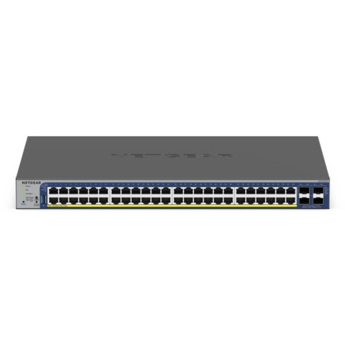 NETGEAR GS752TXP Gerido L2 L3 L4 10G Ethernet (100 1000 10000) Power over Ethernet (PoE) Preto NETGEAR GS752TXP Gerido L2 L3 L4 10G Ethernet (100 1000 10000) Power over Ethernet (PoE) Preto