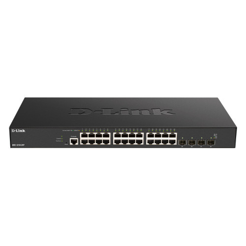 D-Link DXS-1210-28T switch de rede Gerido L2 L3 10G Ethernet (100 1000 10000) 1U Preto D-Link DXS-1210-28T switch de rede Gerido L2 L3 10G Ethernet (100 1000 10000) 1U Preto