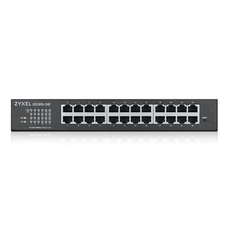 Zyxel GS1900-24E-EU0103F switch de rede Gerido L2 Gigabit Ethernet (10 100 1000) 1U Preto