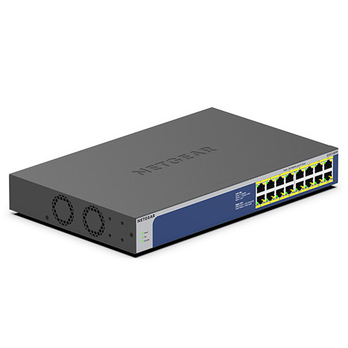 NETGEAR GS516PP Não-gerido Gigabit Ethernet (10 100 1000) Power over Ethernet (PoE) Azul, Cinzento NETGEAR GS516PP Não-gerido Gigabit Ethernet (10 100 1000) Power over Ethernet (PoE) Azul, Cinzento