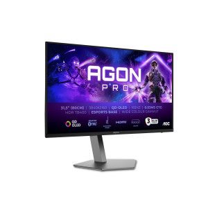 AOC AGON PRO AG326UD monitor de ecrã 80 cm (31.5") 3840 x 2160 pixels 4K Ultra HD QD-OLED Preto