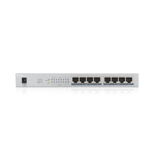 Zyxel GS1008HP Não-gerido Gigabit Ethernet (10 100 1000) Power over Ethernet (PoE) Cinzento 2