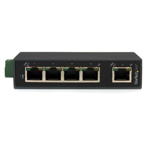 StarTech.com IES5102 switch de rede Não-gerido Fast Ethernet (10 100) Preto StarTech.com IES5102 switch de rede Não-gerido Fast Ethernet (10 100) Preto