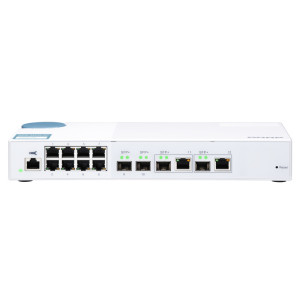 QNAP QSW-M408-2C switch de rede Gerido L2 10G Ethernet (100 1000 10000) Branco