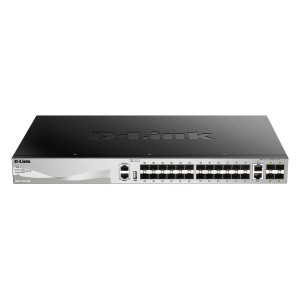 D-Link DGS-3130-30S E switch de rede Gerido L3 10G Ethernet (100 1000 10000) Cinzento