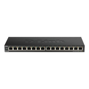 D-Link DGS-1016S Não-gerido Gigabit Ethernet (10 100 1000) Preto 2
