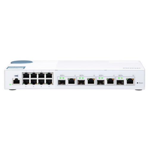 QNAP QSW-M408-4C switch de rede Gerido L2 Gigabit Ethernet (10 100 1000) Branco QNAP QSW-M408-4C switch de rede Gerido L2 Gigabit Ethernet (10 100 1000) Branco