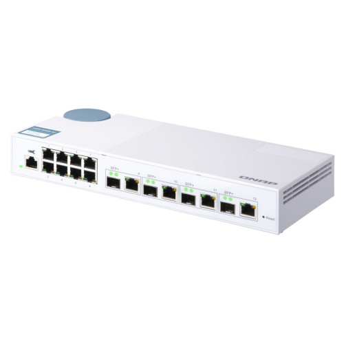 QNAP QSW-M408-4C switch de rede Gerido L2 Gigabit Ethernet (10 100 1000) Branco QNAP QSW-M408-4C switch de rede Gerido L2 Gigabit Ethernet (10 100 1000) Branco