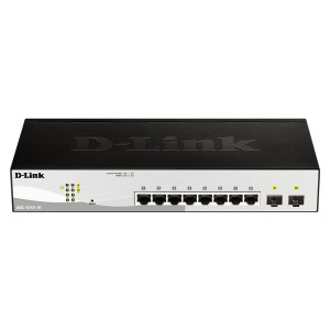 D-Link DGS-1210-10 switch de rede Gerido L2 Gigabit Ethernet (10 100 1000) 1U Preto, Cinzento