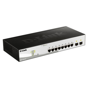 D-Link DGS-1210-10 switch de rede Gerido L2 Gigabit Ethernet (10 100 1000) 1U Preto, Cinzento 2