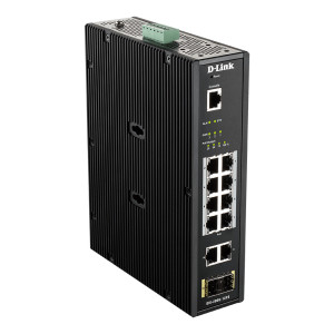 D-Link DIS-200G-12PS switch de rede Gerido L2 Gigabit Ethernet (10 100 1000) Power over Ethernet (PoE) Preto