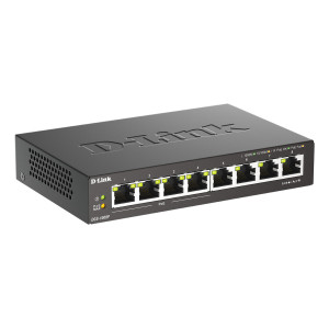 D-Link DGS-1008P E switch de rede Não-gerido L2 Gigabit Ethernet (10 100 1000) Power over Ethernet (PoE) PC Preto 2