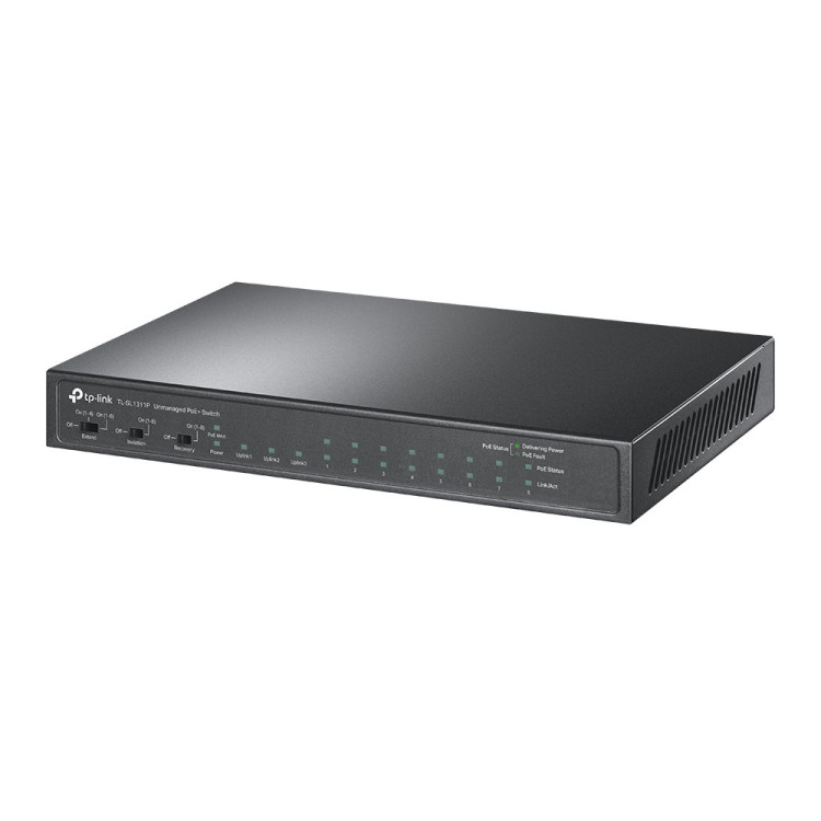 TP-Link TL-SL1311P switch de rede Fast Ethernet (10 100) Power over Ethernet (PoE) Preto