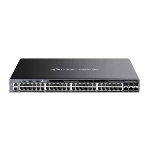 TP-Link Omada SG6654XHP switch de rede Gerido L3 Gigabit Ethernet (10 100 1000) Power over Ethernet (PoE) 1U Preto TP-Link Omada SG6654XHP switch de rede Gerido L3 Gigabit Ethernet (10 100 1000) Power over Ethernet (PoE) 1U Preto