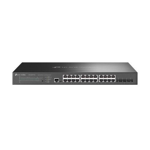 TP-Link Omada SG3428XPP-M2 switch de rede Gerido L2+ 2.5G Ethernet (100 1000 2500) Power over Ethernet (PoE) 1U Preto TP-Link Omada SG3428XPP-M2 switch de rede Gerido L2+ 2.5G Ethernet (100 1000 2500) Power over Ethernet (PoE) 1U Preto