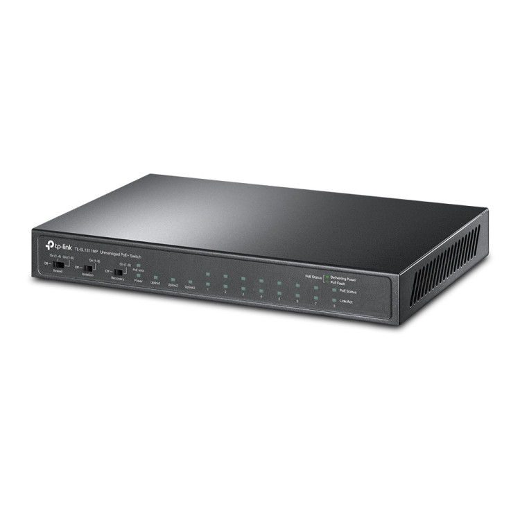 TP-Link TL-SL1311MP switch de rede Não-gerido Fast Ethernet (10 100) Power over Ethernet (PoE) Preto