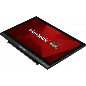 Viewsonic TD1630-3 monitor de ecrã 39,6 cm (15.6") 1366 x 768 pixels HD LCD Ecrã táctil Multi-utilizador Preto 2
