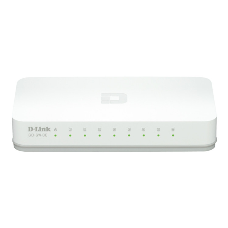 D-Link GO-SW-8E E switch de rede Não-gerido Fast Ethernet (10 100) Branco