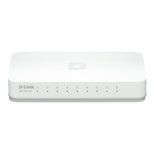 D-Link GO-SW-8E E switch de rede Não-gerido Fast Ethernet (10 100) Branco D-Link GO-SW-8E E switch de rede Não-gerido Fast Ethernet (10 100) Branco