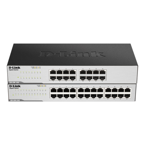 D-Link GO-SW-24G Não-gerido L2 Gigabit Ethernet (10 100 1000) 1U Preto D-Link GO-SW-24G Não-gerido L2 Gigabit Ethernet (10 100 1000) 1U Preto