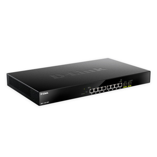 D-Link DMS-1100-10TP switch de rede Gerido L2 2.5G Ethernet (100 1000 2500) Power over Ethernet (PoE) 1U Preto D-Link DMS-1100-10TP switch de rede Gerido L2 2.5G Ethernet (100 1000 2500) Power over Ethernet (PoE) 1U Preto
