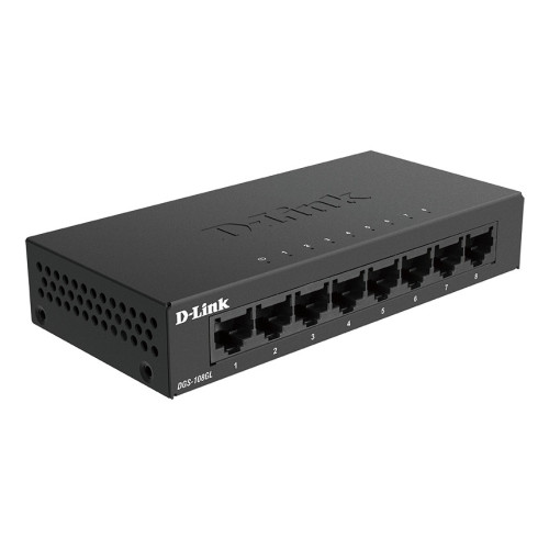 D-Link DGS-108GL Não-gerido Gigabit Ethernet (10 100 1000) Preto D-Link DGS-108GL Não-gerido Gigabit Ethernet (10 100 1000) Preto