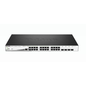 D-Link DGS-1210-28MP E switch de rede Gerido L2 Gigabit Ethernet (10 100 1000) Power over Ethernet (PoE) 1U Preto, Cinzento