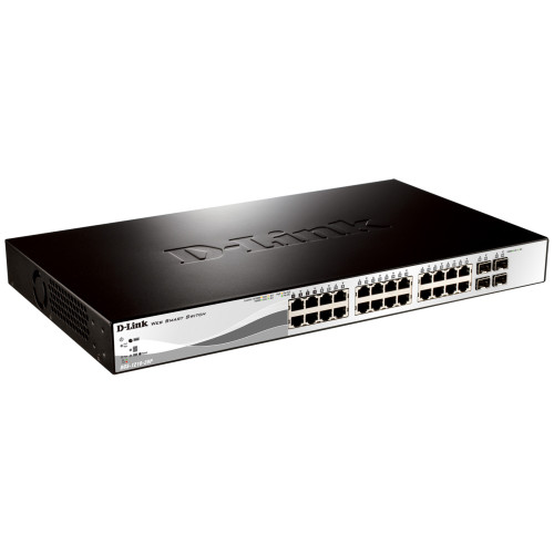 D-Link DGS-1210-28P Gerido L2 Gigabit Ethernet (10 100 1000) Power over Ethernet (PoE) 1U D-Link DGS-1210-28P Gerido L2 Gigabit Ethernet (10 100 1000) Power over Ethernet (PoE) 1U