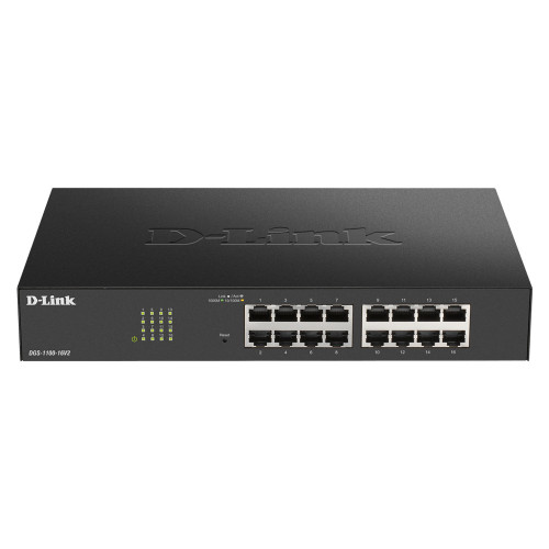 D-Link DGS-1100-16V2 Gerido L2 Gigabit Ethernet (10 100 1000) Preto D-Link DGS-1100-16V2 Gerido L2 Gigabit Ethernet (10 100 1000) Preto