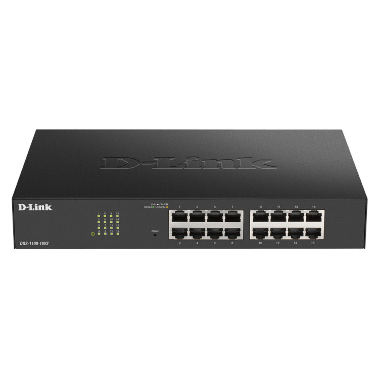 D-Link DGS-1100-24PV2 Gerido L2 Gigabit Ethernet (10 100 1000) Power over Ethernet (PoE) Preto