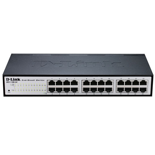 D-Link DGS-1100-24V2 Gerido L2 Gigabit Ethernet (10 100 1000) 1U Preto, Cinzento D-Link DGS-1100-24V2 Gerido L2 Gigabit Ethernet (10 100 1000) 1U Preto, Cinzento