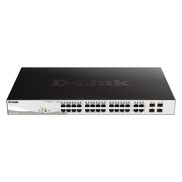 D-Link DGS-1210-24P Gerido L2 Gigabit Ethernet (10 100 1000) Power over Ethernet (PoE) Preto