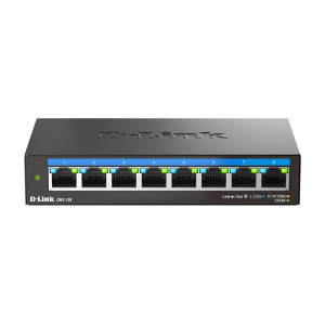 D-Link DMS-108 Não-gerido L2 2.5G Ethernet (100 1000 2500) Preto 2