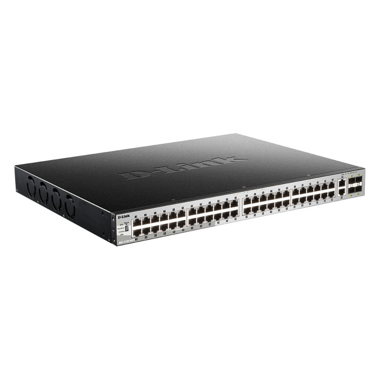 D-Link DGS-3130-54PS E switch de rede Gerido L3 Gigabit Ethernet (10 100 1000) Power over Ethernet (PoE) Cinzento