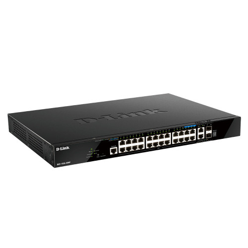 D-Link DGS-1520-28MP E switch de rede Gerido L3 Gigabit Ethernet (10 100 1000) Power over Ethernet (PoE) 1U Preto D-Link DGS-1520-28MP E switch de rede Gerido L3 Gigabit Ethernet (10 100 1000) Power over Ethernet (PoE) 1U Preto