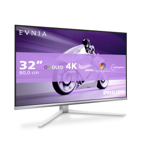 Philips Evnia 8000 32M2N8900 00 monitor de ecrã 80 cm (31.5") 3840 x 2160 pixels 4K Ultra HD QD-OLED Branco 2